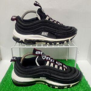 Nike Air Max 97 Premium Sneakers Black White 2018 Men's Size 8 Shoes 312834-008